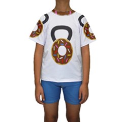 Kettlebelldonut Kids  Short Sleeve Swimwear by amfit