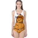 Sleeping Pumpkin One Piece Swimsuit View1