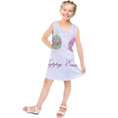 Easter Eggs Kids  Tunic Dress by Valentinaart