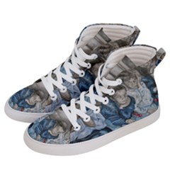 The Nobodies Women s Hi-top Skate Sneakers by redmaidenart