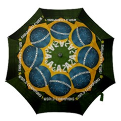 Football World Cup Hook Handle Umbrellas (small) by Valentinaart