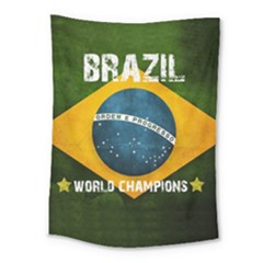 Football World Cup Medium Tapestry by Valentinaart