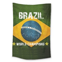 Football World Cup Large Tapestry by Valentinaart