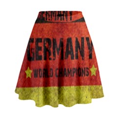 Football World Cup High Waist Skirt by Valentinaart