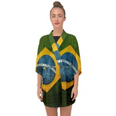 Football World Cup Half Sleeve Chiffon Kimono by Valentinaart