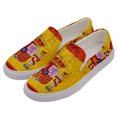 Football World Cup Men s Canvas Slip Ons by Valentinaart