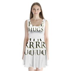 Freehugs Split Back Mini Dress  by cypryanus