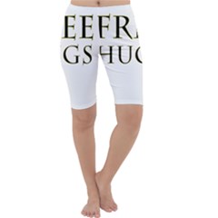 Freehugs Cropped Leggings  by cypryanus