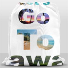 Hawaii Drawstring Bag (large) by Howtobead