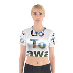 Hawaii Cotton Crop Top by Howtobead