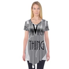 It s A Vulcan Thing Short Sleeve Tunic  by Howtobead