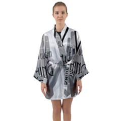 Vulcan Thing Long Sleeve Kimono Robe by Howtobead