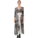 Vulcan Thing Button Up Boho Maxi Dress View1