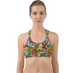 Pattern-21 Back Web Sports Bra by ArtworkByPatrick