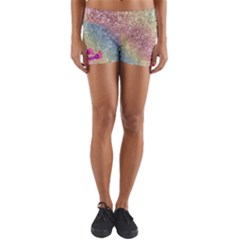 Glitter Yoga Shorts by tigstogs