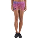 Glitter City Dark Rainbow Yoga Shorts View1