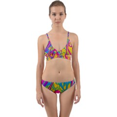 Color That Moves You Wrap Around Bikini Set by ThreadsBySkyBoxLLC