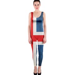 Iceland Flag One Piece Catsuit by Valentinaart