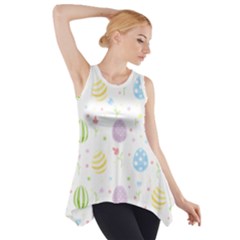 Easter Pattern Side Drop Tank Tunic by Valentinaart