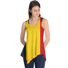 Belgium Flag Sleeveless Tunic by Valentinaart