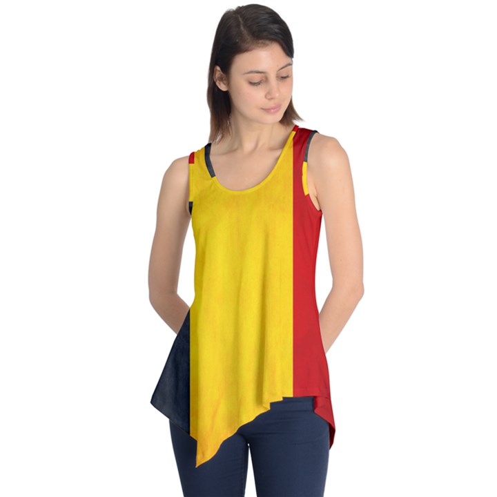 Belgium Flag Sleeveless Tunic