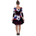 Russia Football World Cup Quarter Sleeve Skater Dress View2