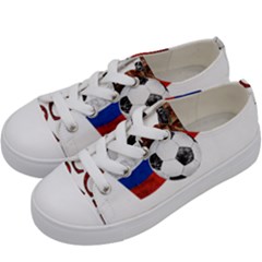 Russia Football World Cup Kids  Low Top Canvas Sneakers by Valentinaart