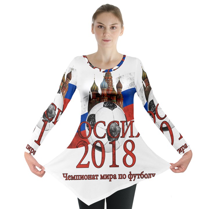 Russia Football World Cup Long Sleeve Tunic 