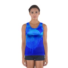 Blue Jellyfish 1 Sport Tank Top  by trendistuff