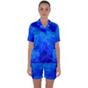 BLUE JELLYFISH 1 Satin Short Sleeve Pyjamas Set View1