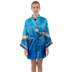 Dolphin 3 Long Sleeve Kimono Robe by trendistuff