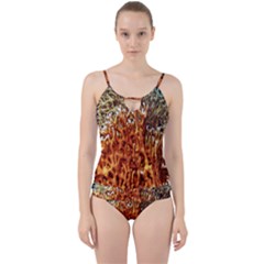 Fire Coral 1 Cut Out Top Tankini Set by trendistuff