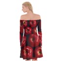 APPLES 2 Off Shoulder Skater Dress View2