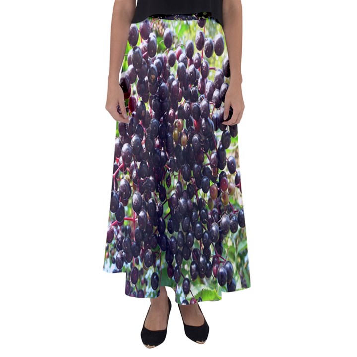 ELDERBERRIES Flared Maxi Skirt