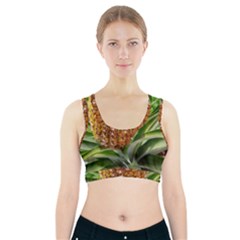 Pineapple 2 Sports Bra With Pocket by trendistuff