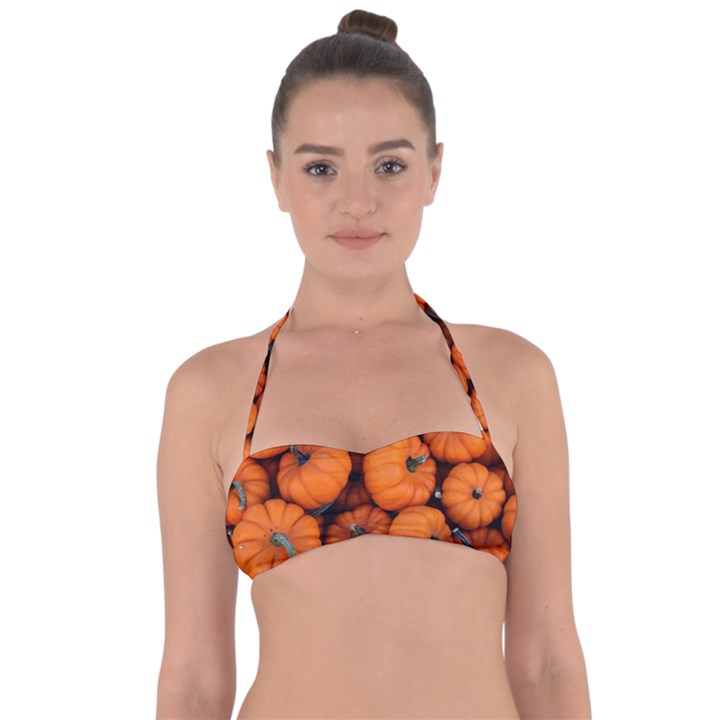 PUMPKINS 2 Halter Bandeau Bikini Top