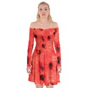 WATERMELON 3 Off Shoulder Skater Dress View1