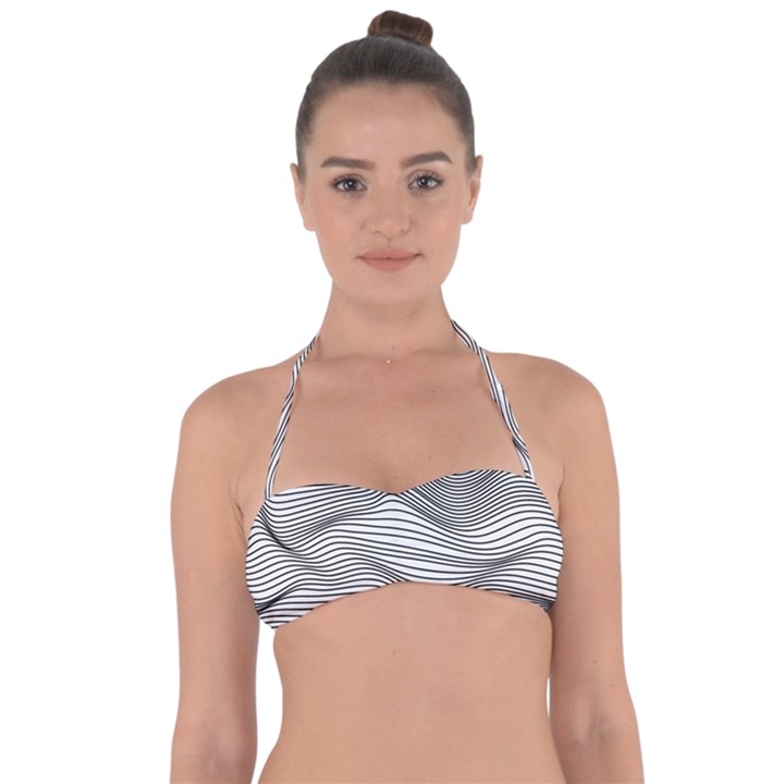 Soundlines Halter Bandeau Bikini Top