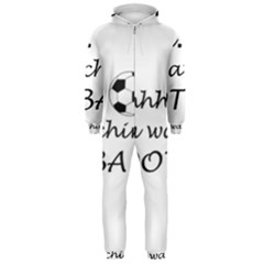 Football Fan  Hooded Jumpsuit (men)  by Valentinaart