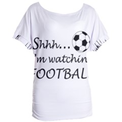 Football Fan  Women s Oversized Tee by Valentinaart