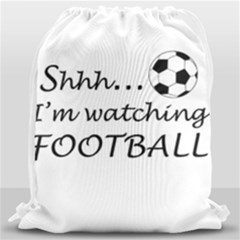 Football Fan  Drawstring Bag (large) by Valentinaart