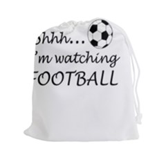 Football Fan  Drawstring Pouches (xxl) by Valentinaart