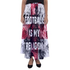 Football Is My Religion Flared Maxi Skirt by Valentinaart