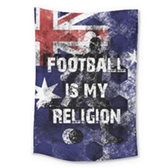 Football Is My Religion Large Tapestry by Valentinaart