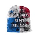 Football is my religion Drawstring Pouches (Extra Large) View2