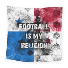 Football Is My Religion Square Tapestry (large) by Valentinaart