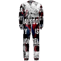 Football Is My Religion Onepiece Jumpsuit (men)  by Valentinaart