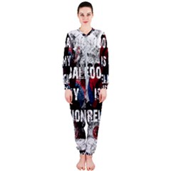 Football Is My Religion Onepiece Jumpsuit (ladies)  by Valentinaart