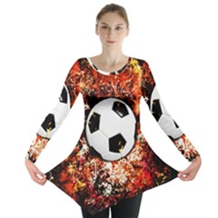 Football  Long Sleeve Tunic  by Valentinaart