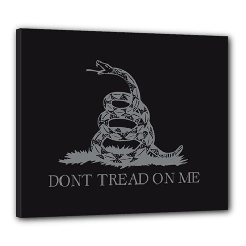 Gadsden Flag Don t Tread On Me Canvas 24  X 20  by snek